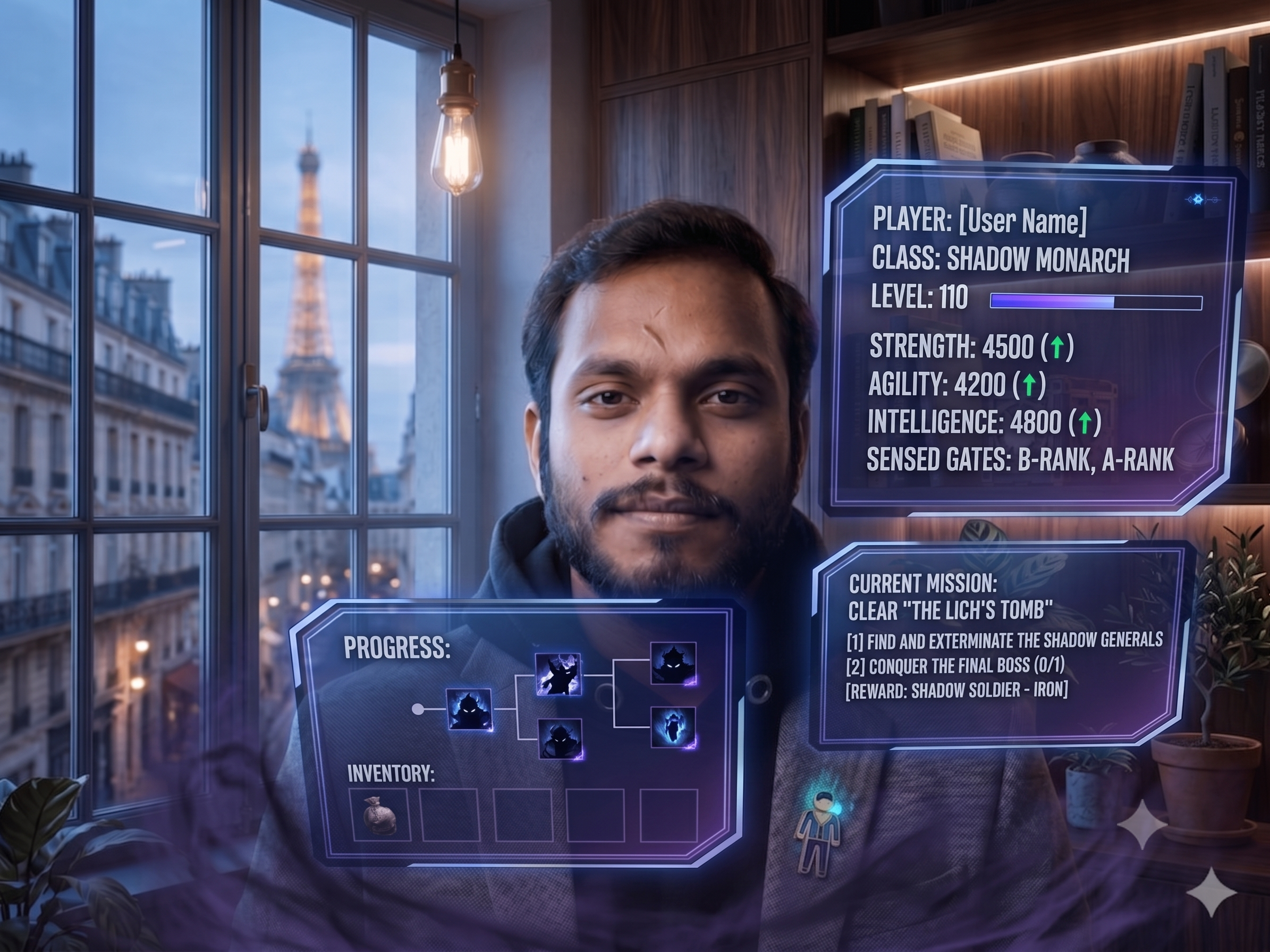 I Built a Real-Life SOLO LEVELING System using AI (Day 1 Prompt) 🚀